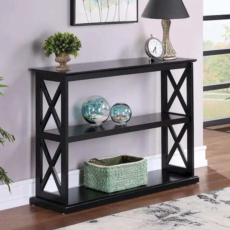 Coventry Console Table with Shelves