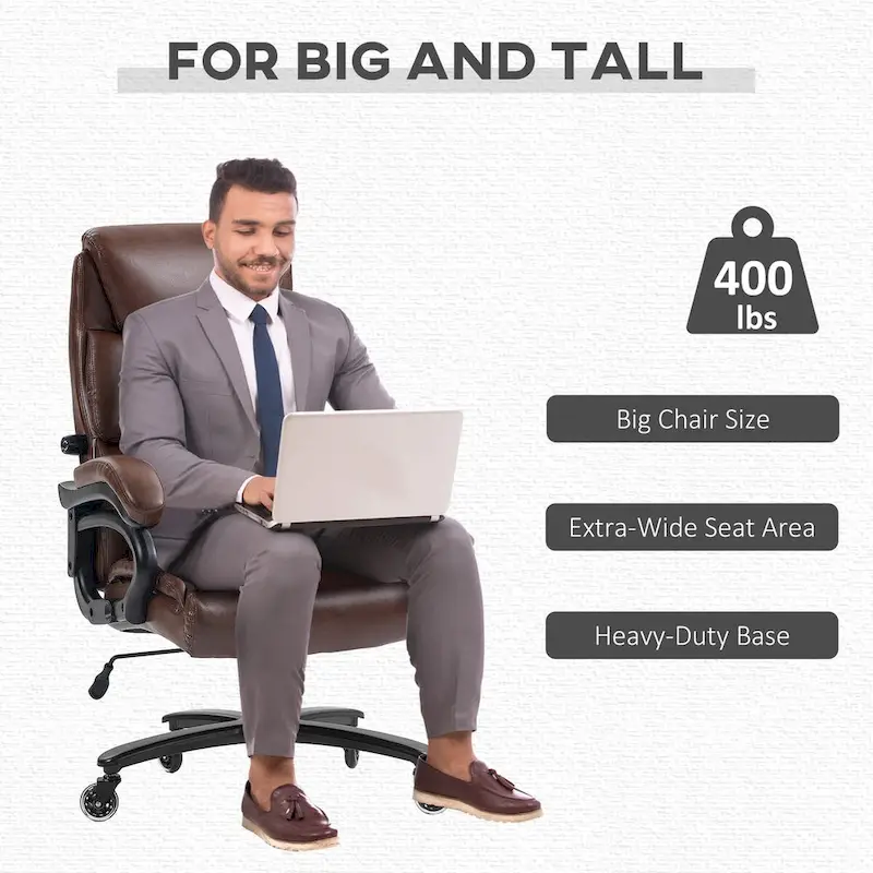 Vinsetto PU Leather Office Chair