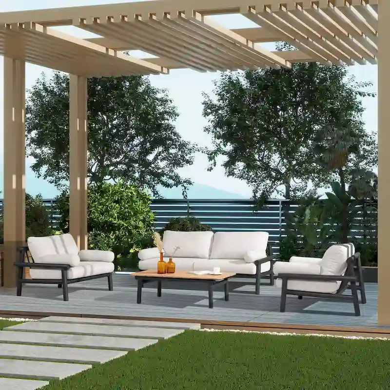 Zara 4-Piece Patio Conversation Set