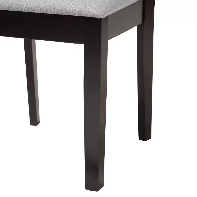Baxton Studio Abigail Modern Fabric Wood Dining Set