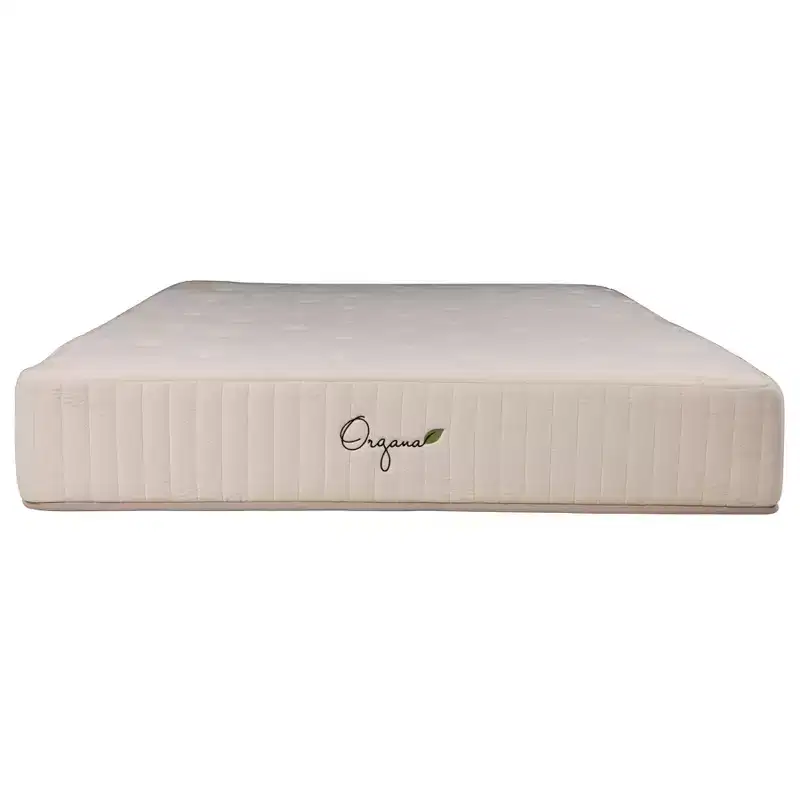 Organa Plush 10 in. Latex Pocket Spring Mattress, Beige