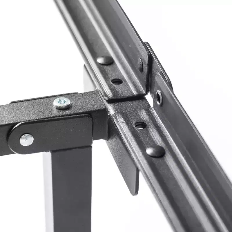 Queen 7" Compack Adjustable Metal Bed Frame Black - Zinus