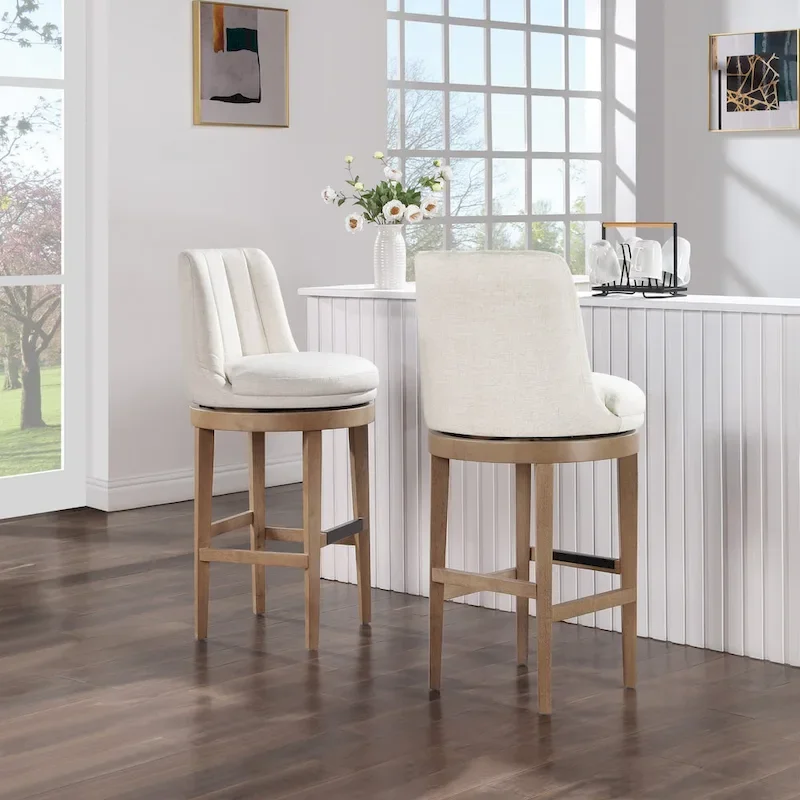 2-Pack Swivel Barstool