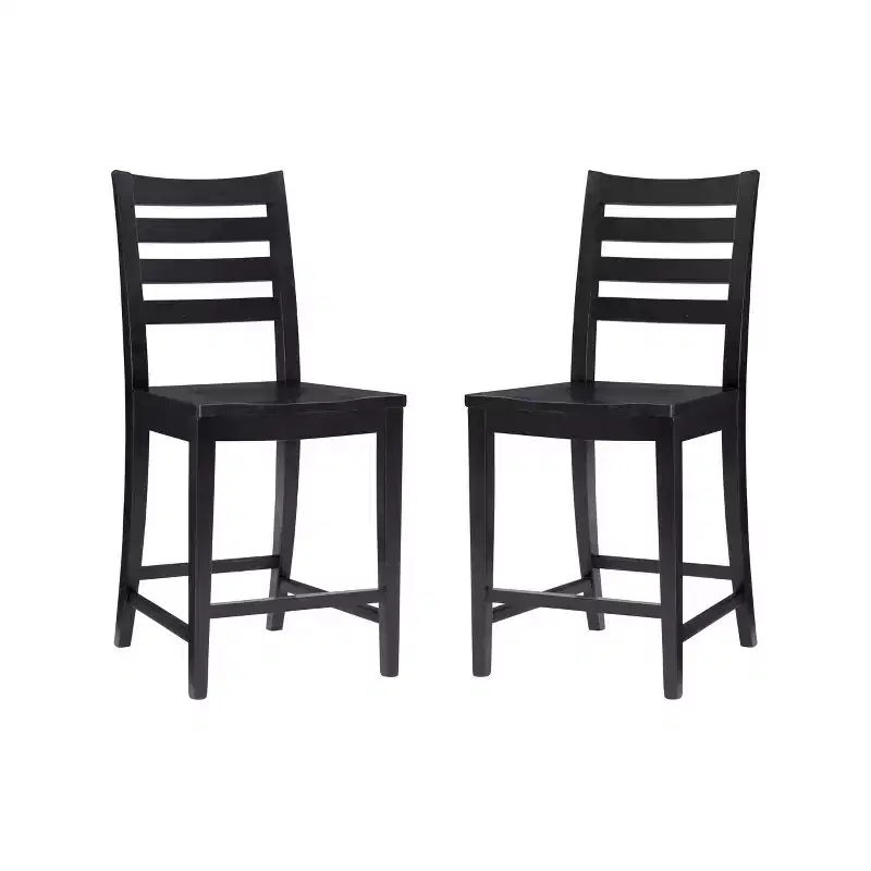 Set of 2 Flynn Counter Height Barstools - Linon