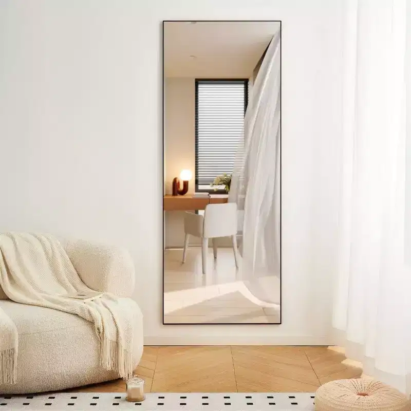 TUYOHW 70x31 Rectangle Full Length Mirror,Vanity Mirror with Metal Frame,Wall Mounted Mirror for Cloakroom