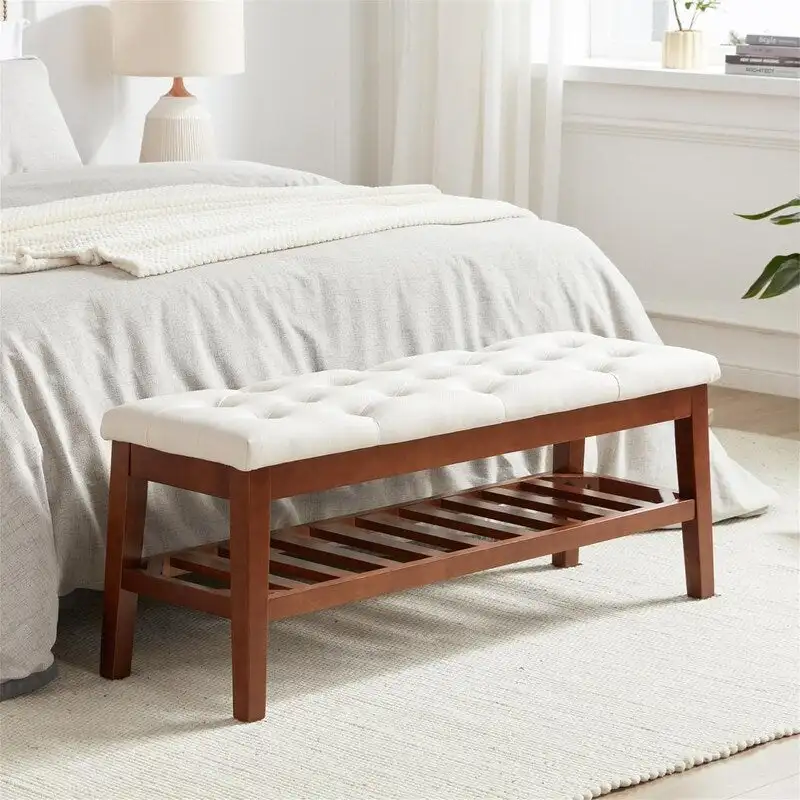 Shoe Bench Entryway - 43.3D x 14W x 18H