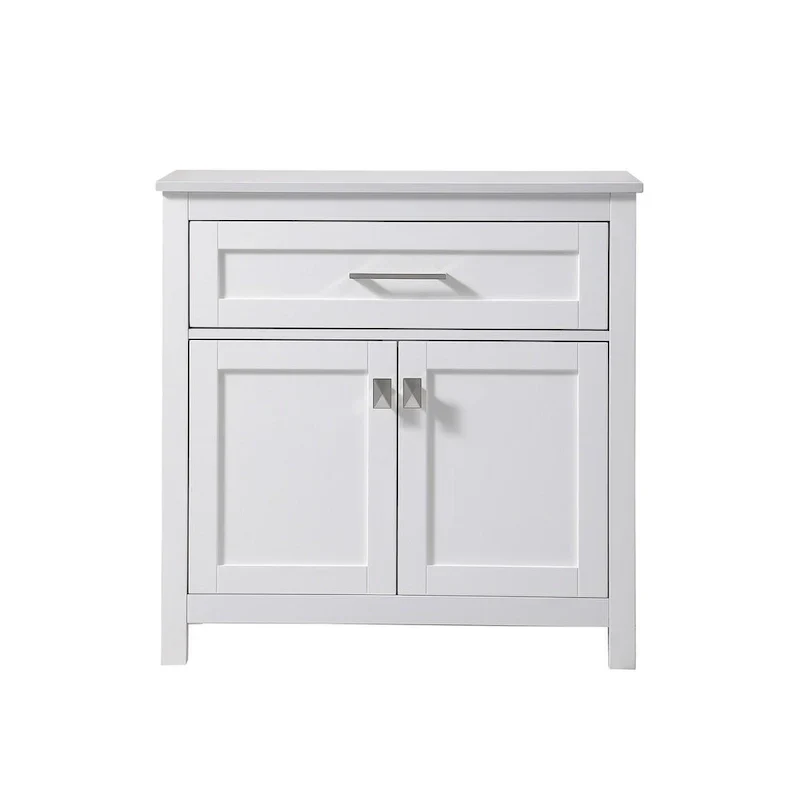 Indigo Home 30 Inch Bathroom Storage Freestanding Cabinet - 30 x 16