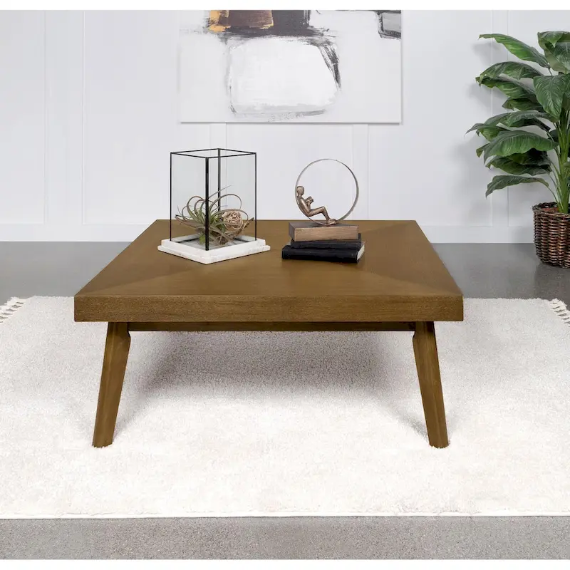 Walnut Coffee Table (Diamond Parquetry)