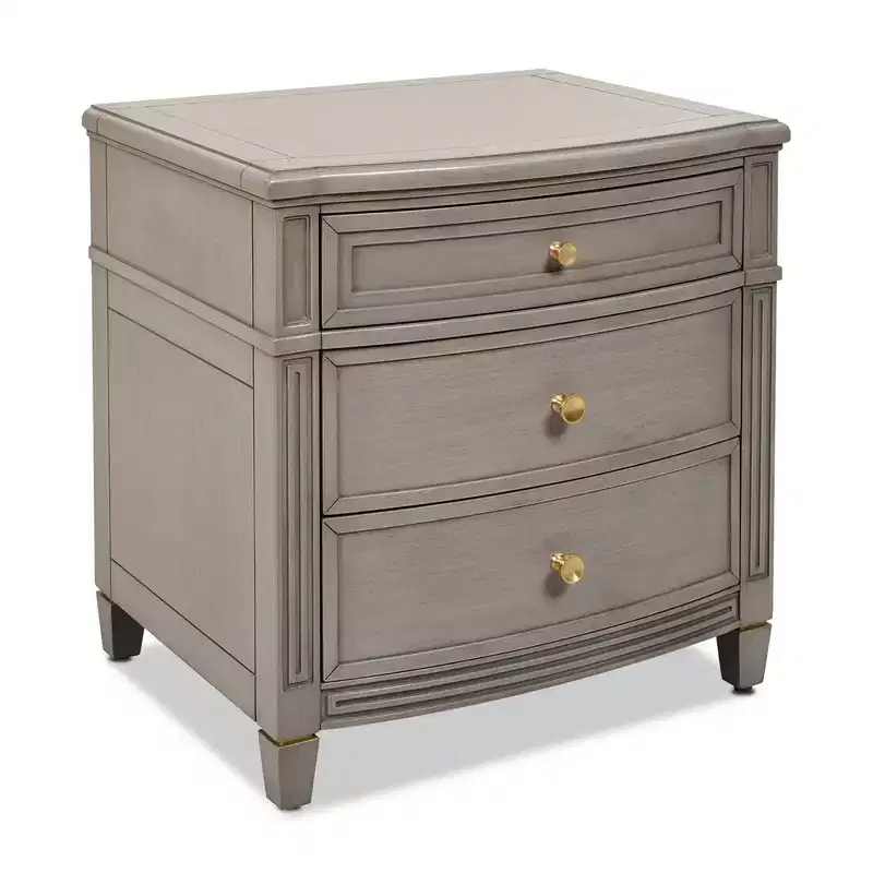 JTH LUXE Dauphin Gold Accent End Table
