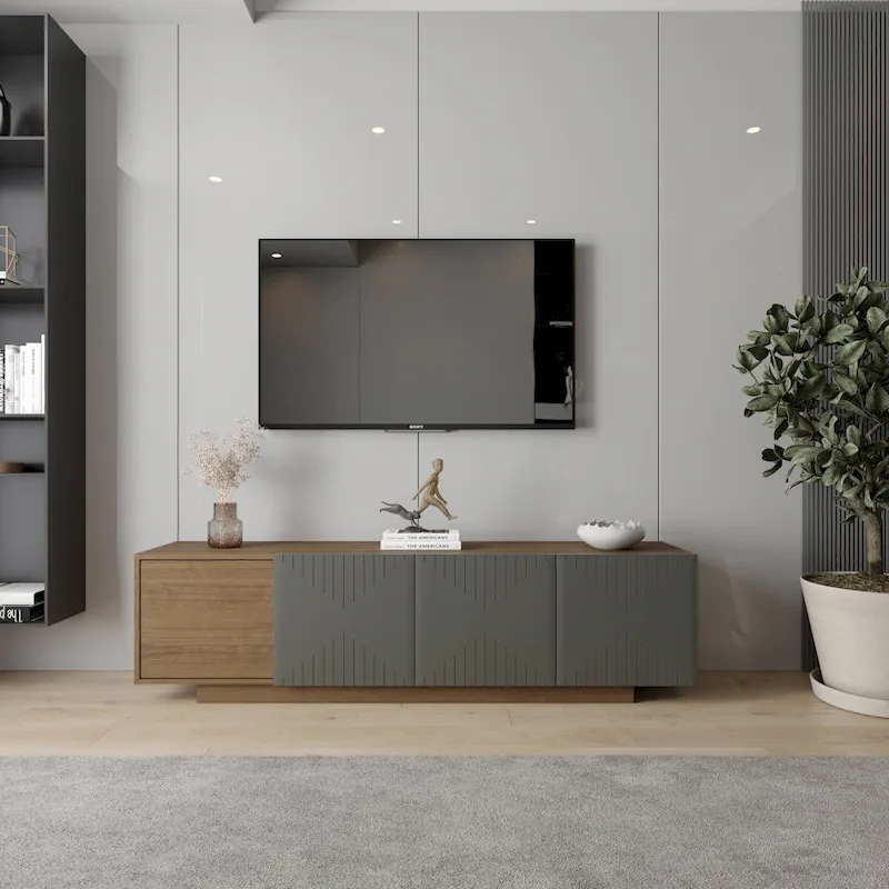Nexera Riva TV Stand for TVs up to 80 inches