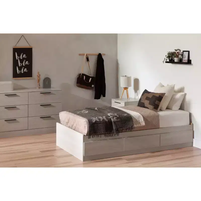 Step One Essential Mates Bed with 3 Drawers - South Shore