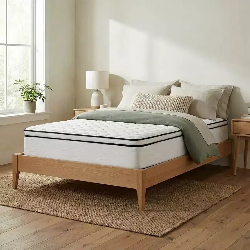 Atlas Mattress 10 XL Twin Innerspring Mattress, Breathable Cover, Medium Firmness