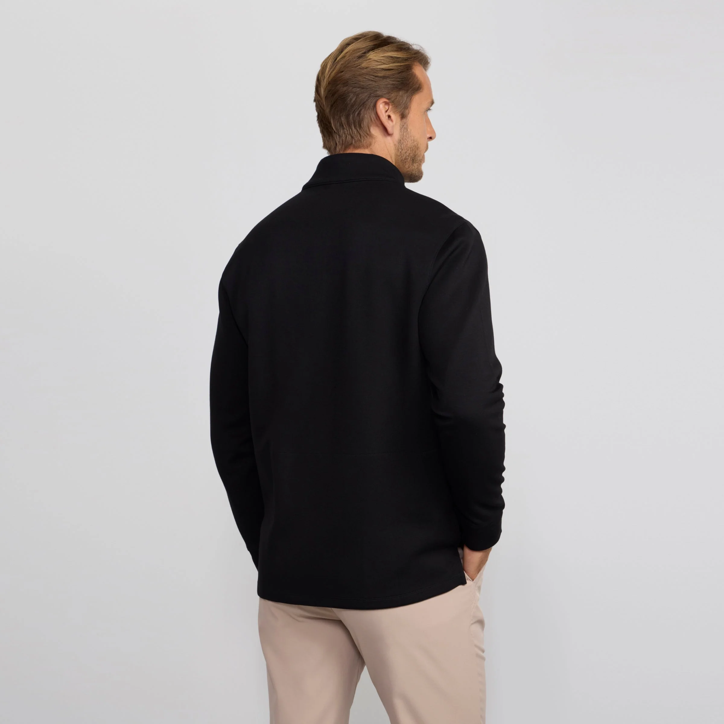 Quarter-Zip -- True Black