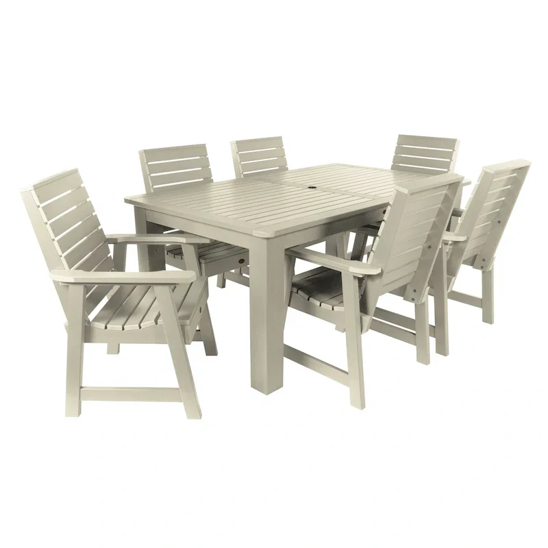HIGHWOOD PROFESSIONAL 7- Piece Outdoor Dining Set 42x72