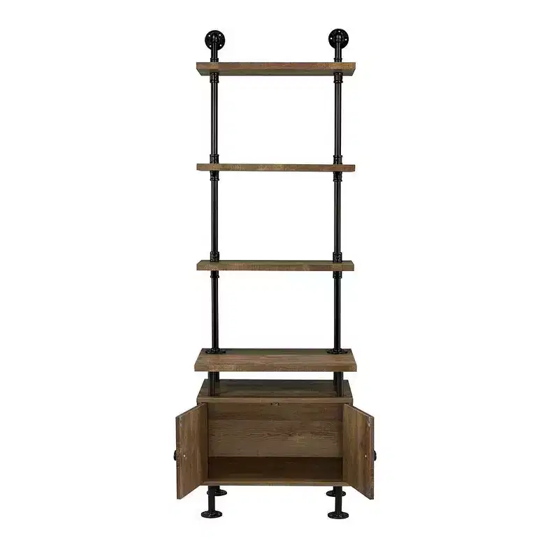 Acme Furniture Ensata II Nightstand Rustic Oak/Black Finish