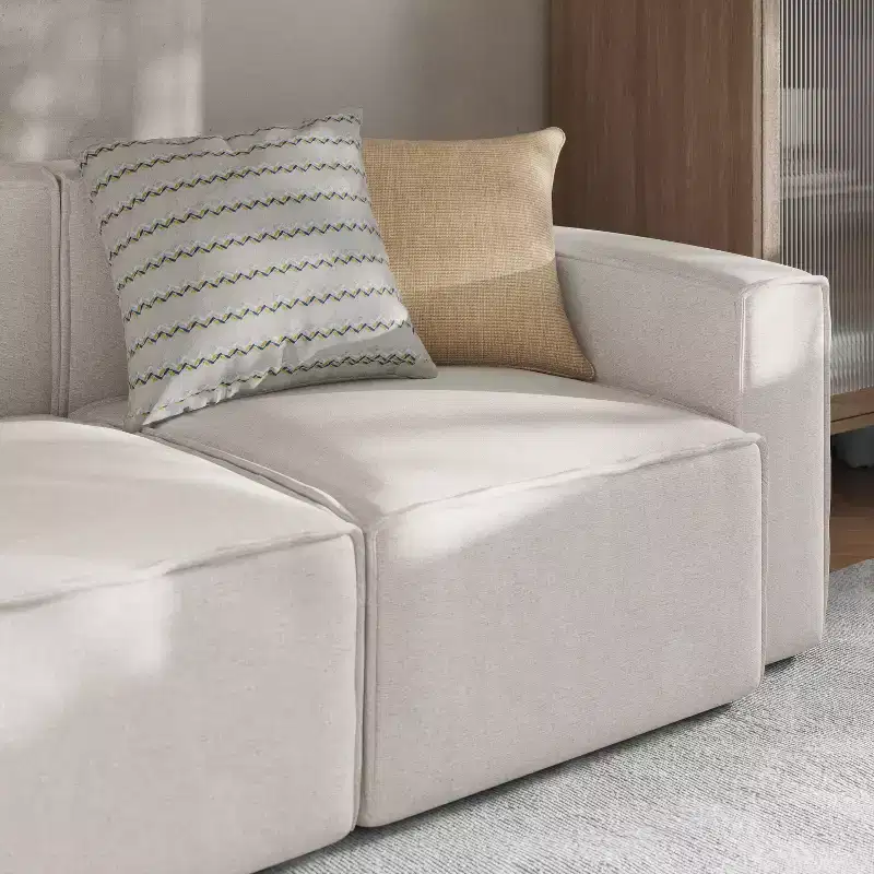 Flash Furniture Bridgetown Luxury Modular Sectional Sofa, Right Side with Arm Rest