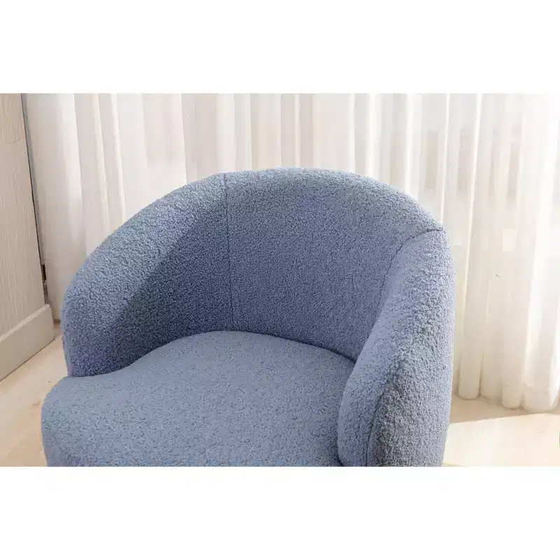 Fabric Swivel Accent Armchair Barrel Chair