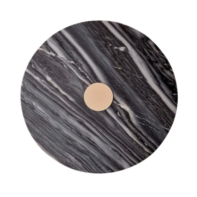 Addyson Marble Side Table - 16W x 16D x 22H