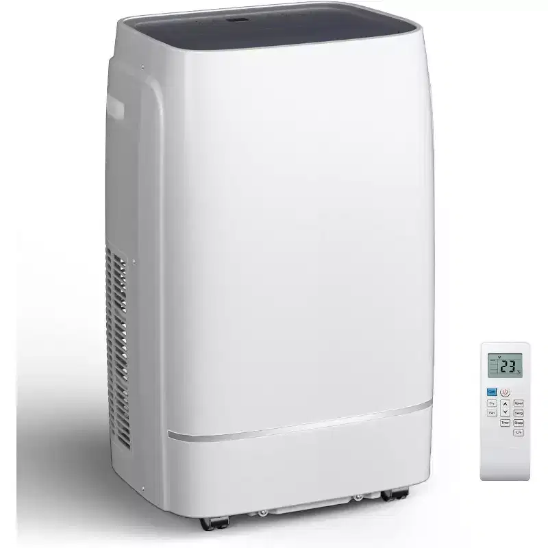 Portable Air Conditioner, 13000 BTU for Room up to 600 sq.ft, Dehumidifier & Fan, Portable AC with 3 Fan Speeds, 24H Timer, Remote Control