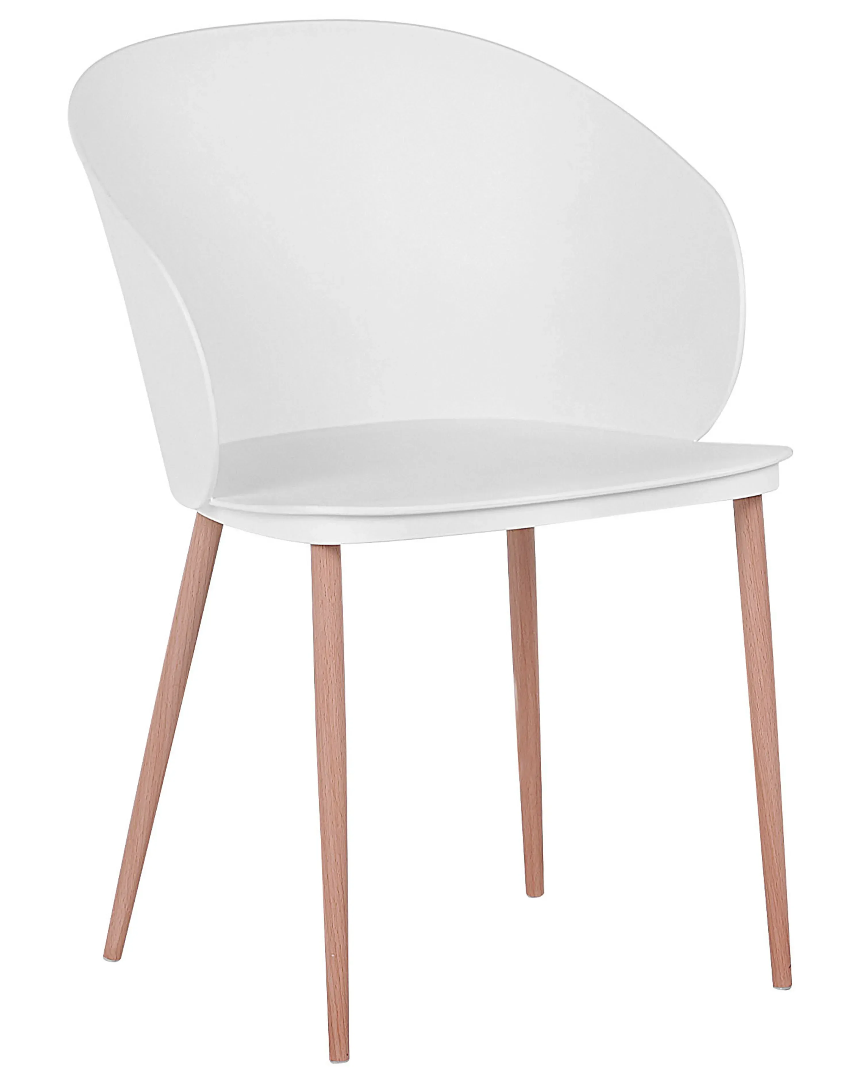 Set di 2 sedie da pranzo Bianco