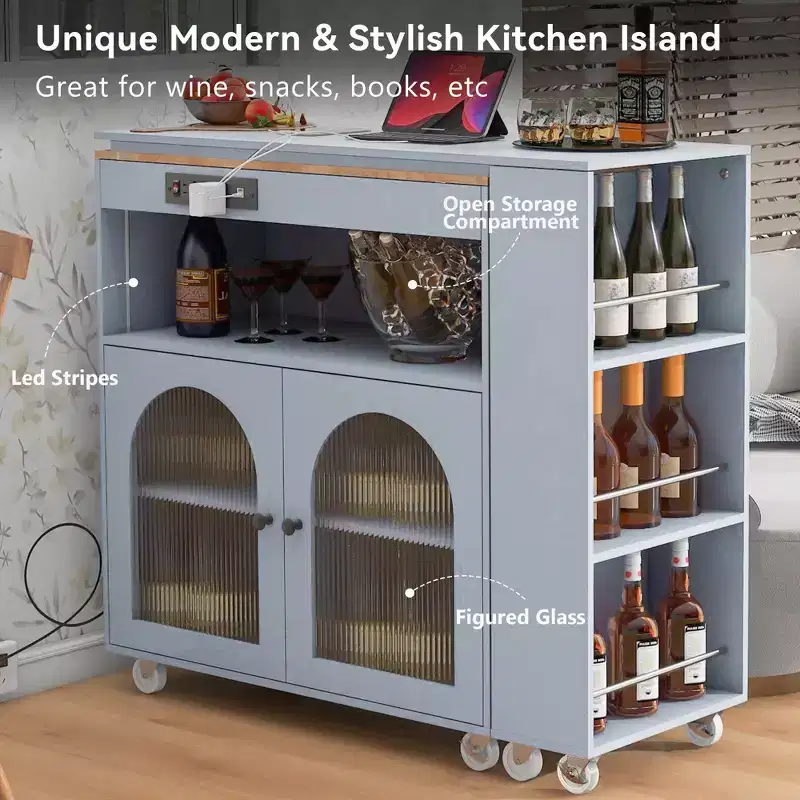 Modern Kitchen with Table and