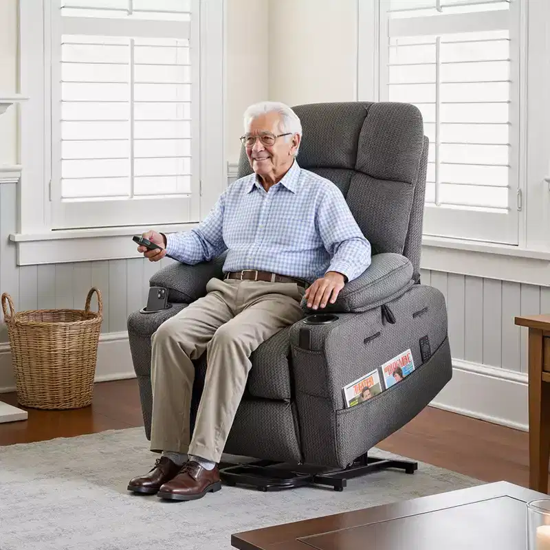 Power Lift Recliner Chair – Dual Motor Large Electric Lift Chair