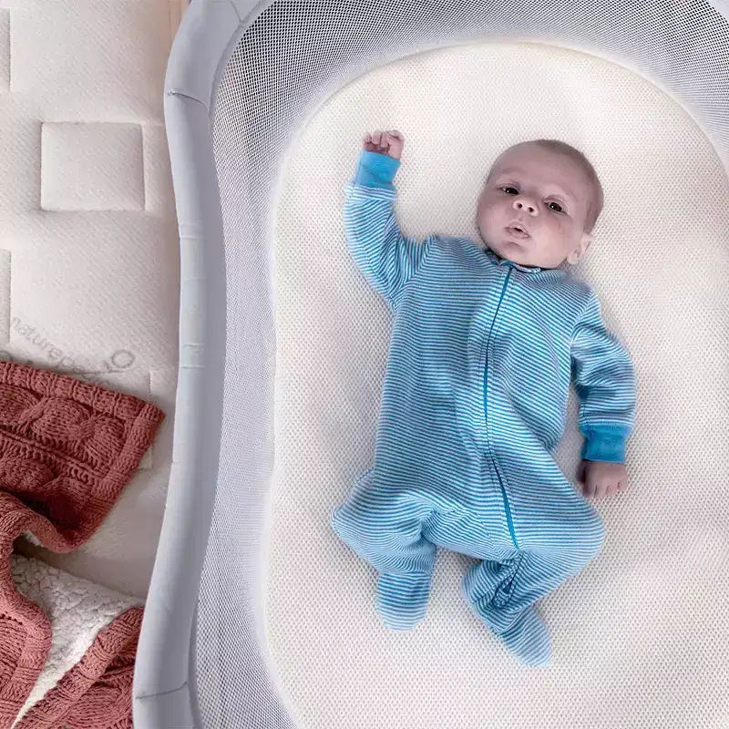 Naturepedic Organic Breathable Bassinet Mattress for Halo Bassinets