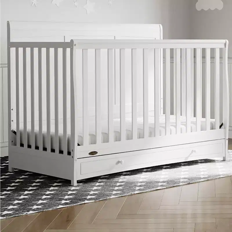 Asheville 4-in-1 Convertible Crib with Drawer
