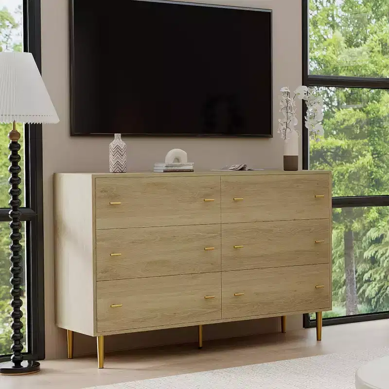 6-Drawer Dresser, 47.2