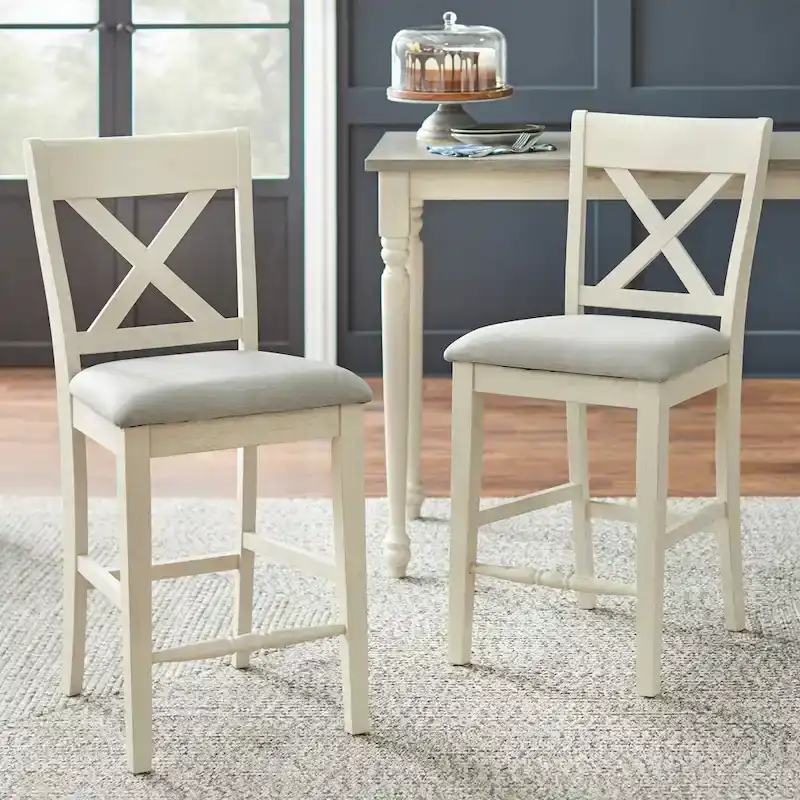 Crossback Counter Height Stool