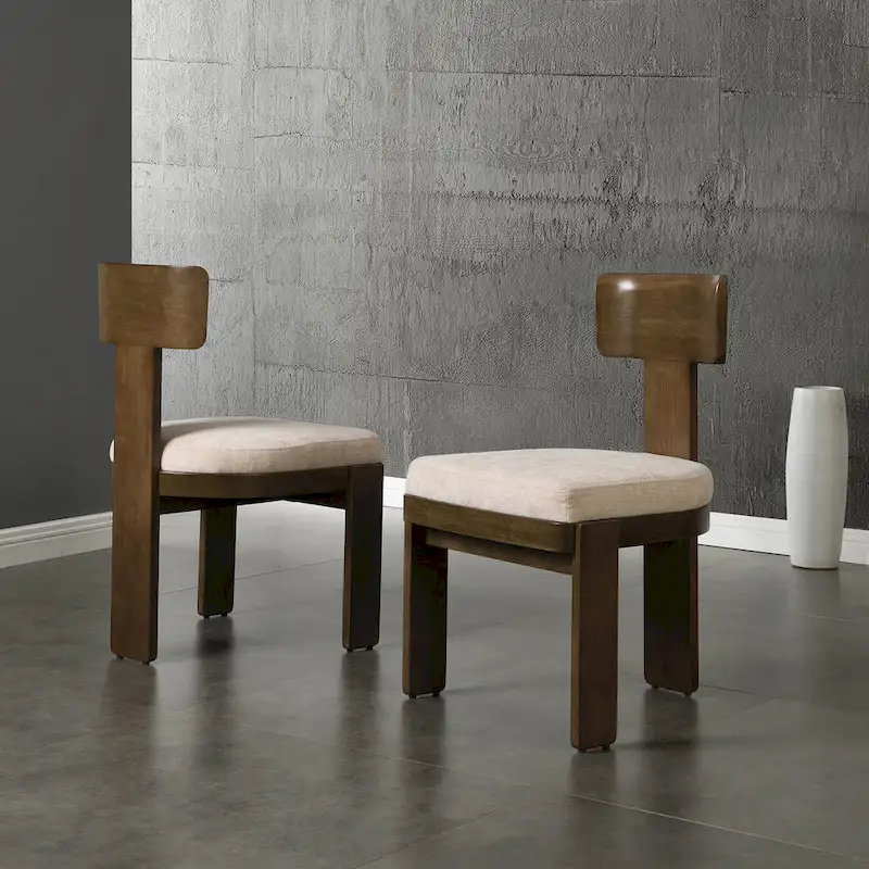 Christopher Knight Home - Oliver Upholstered Dining Chairs, Stylish and Comfortable Seating, Set of 2