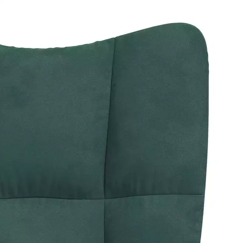 Relaxing Chair Light Gray Velvet