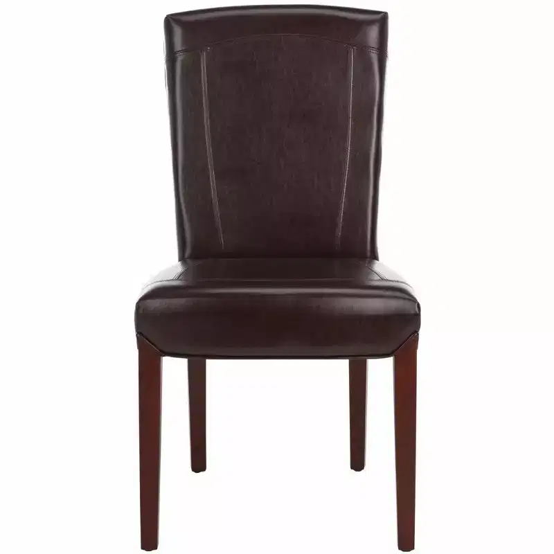 Ken Leather Side Chair (Set of 2) - HUD8200 - Safavieh Couture