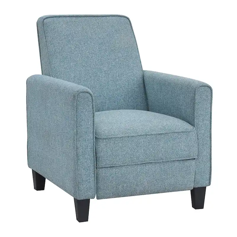 Traditional Fabric Welted Padded Recliner Chair