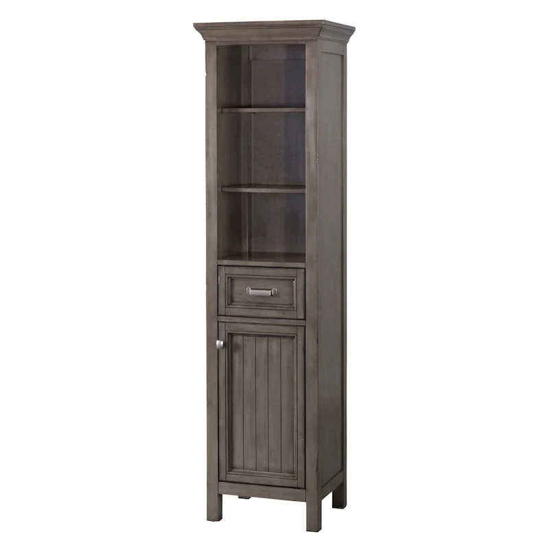 19 x 70 Poplar Wood Free Standing Bathroom Linen