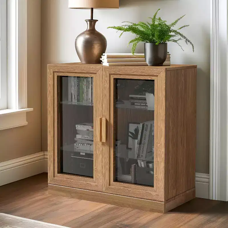 Bookshelf storage cabinet