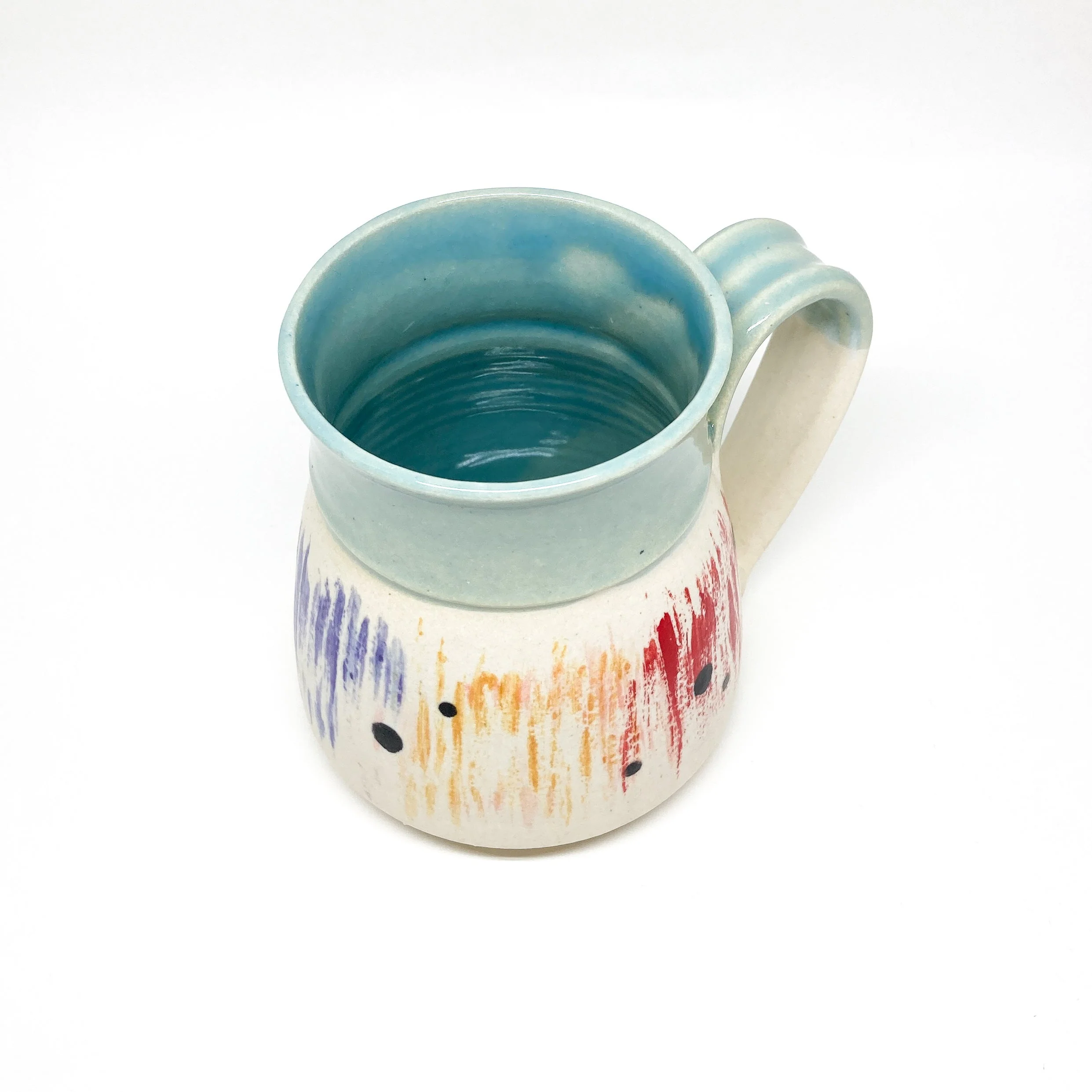 Dot and Brushstroke Mug