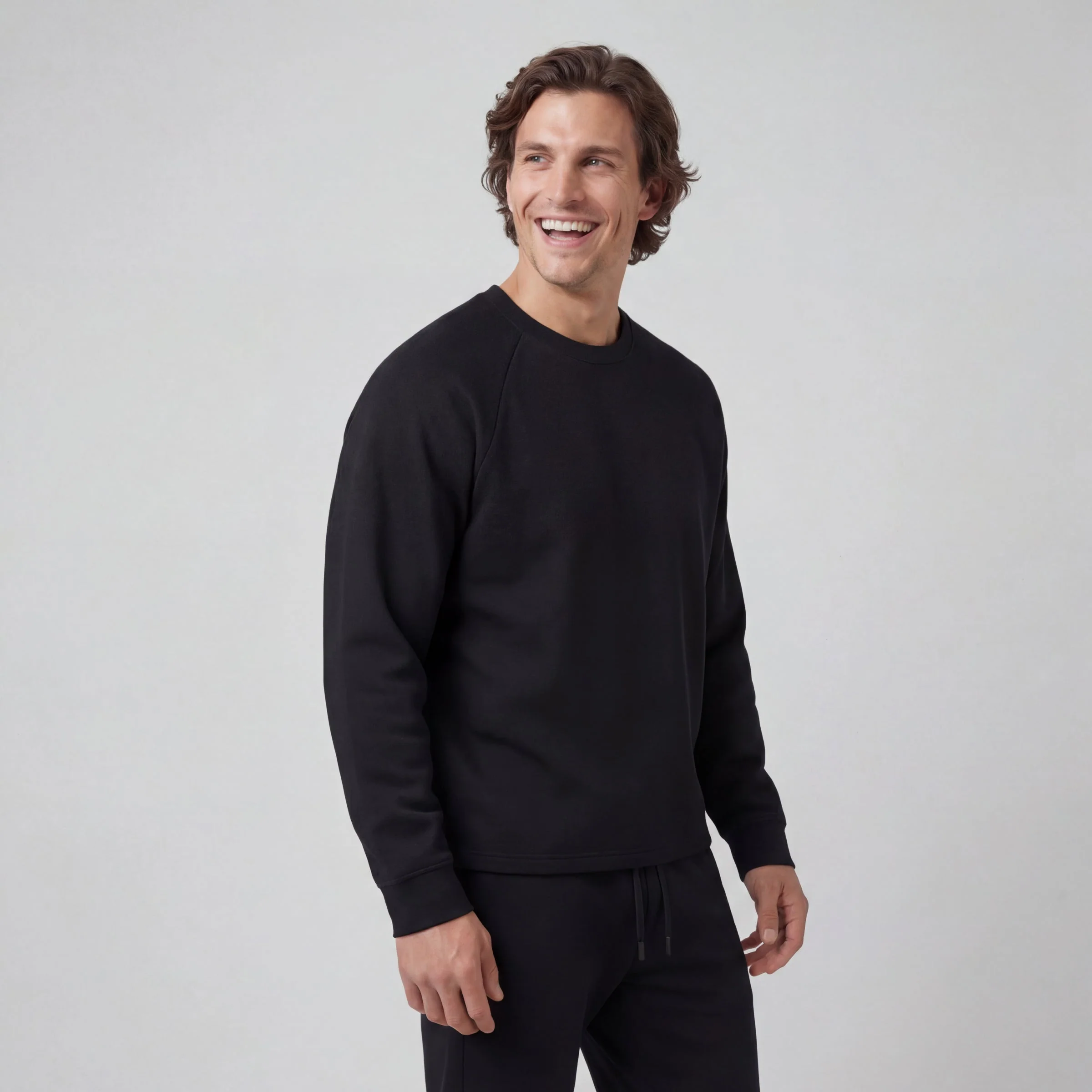 Classic Crewneck Sweatshirt - True Black
