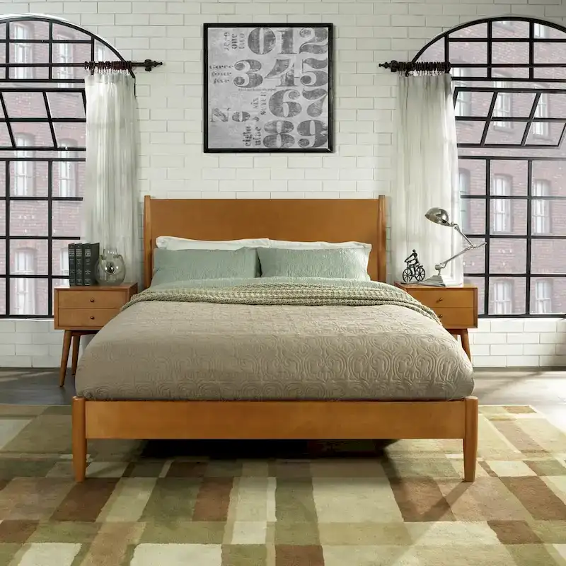 Crosley Landon King Bedset in Acorn