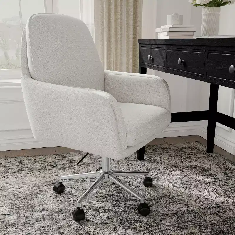 Martha Stewart Clara Upholstered Office Chair