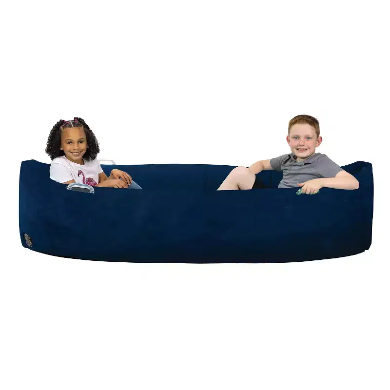 80-Inch Inflatable Sensory Pod for Kids - Blue, Calming