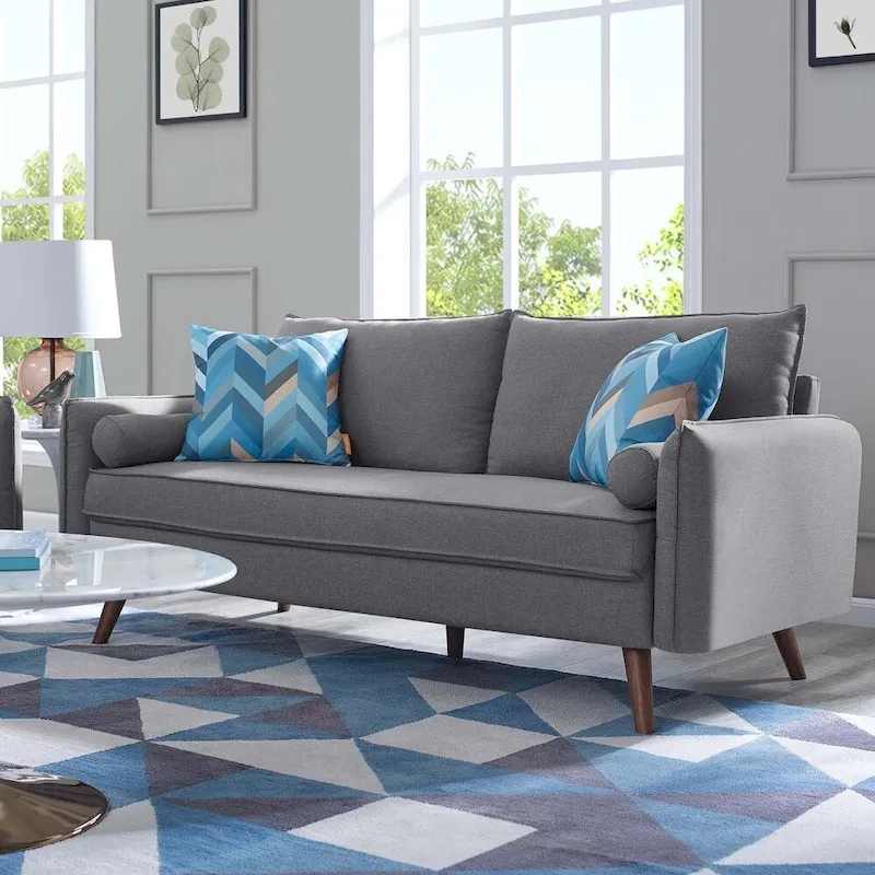 Carson Carrington Hedeby Upholstered Fabric Loveseat