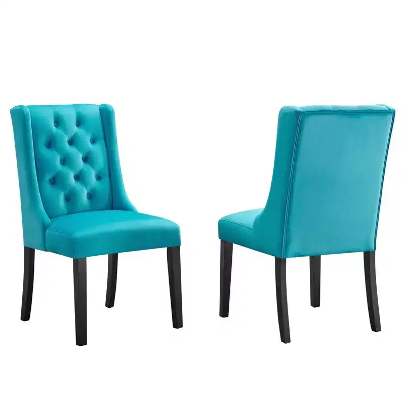 Set of 2 Baronet Performance Velvet Dining Chairs - Modway