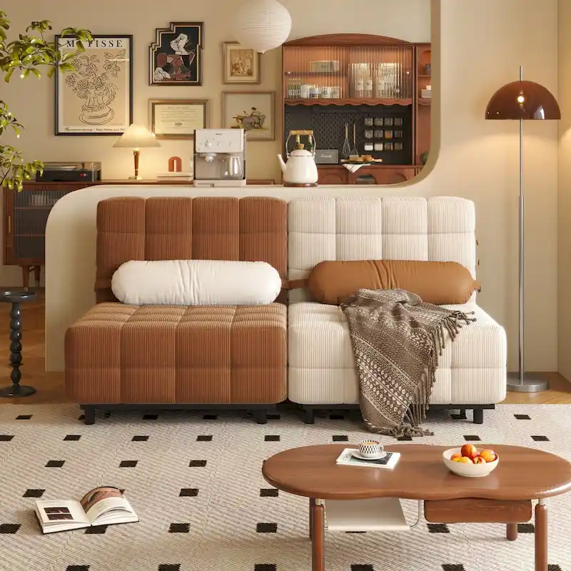 JASIWAY Convertible Sleeper Sofa Bed Chair