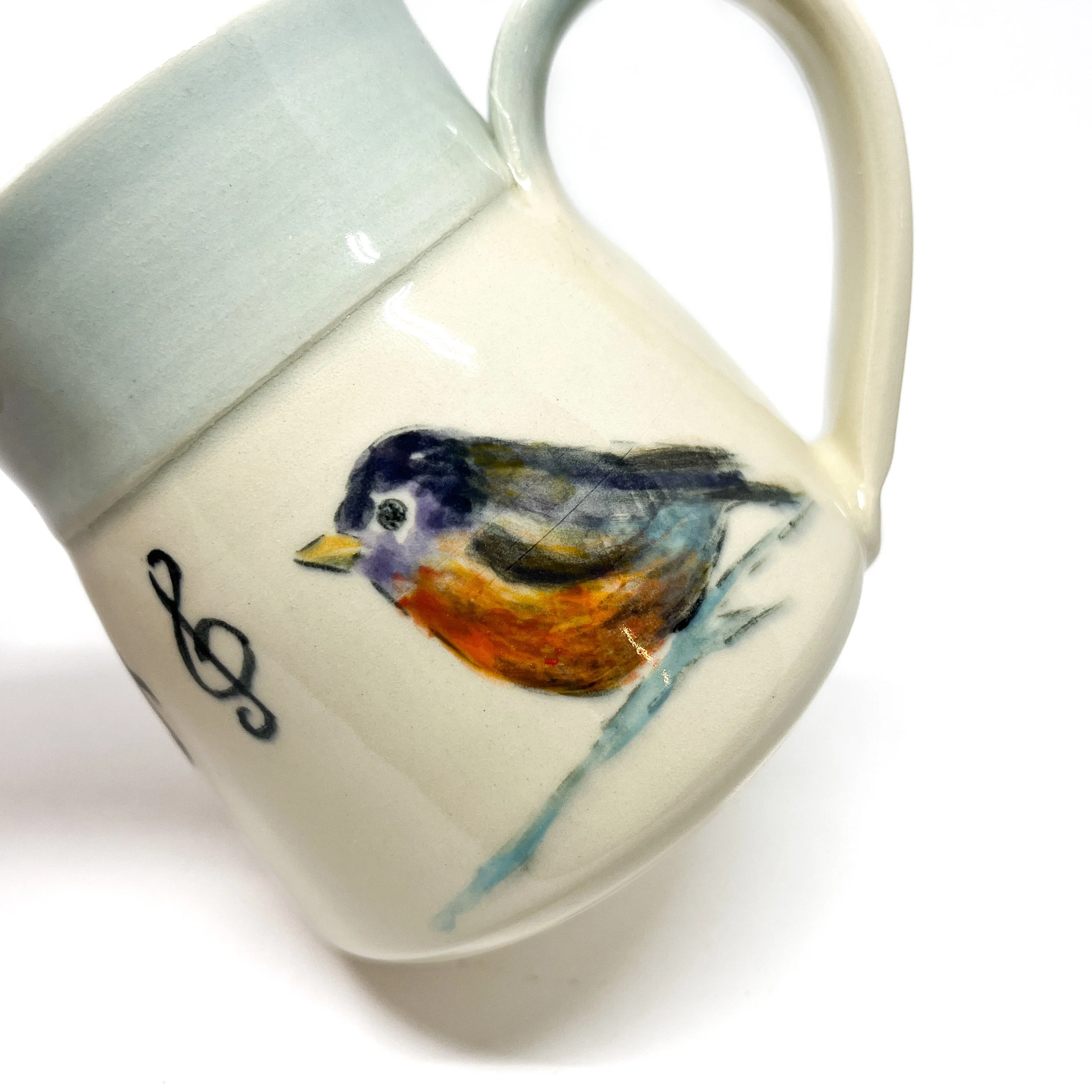 Painted Bird Mug