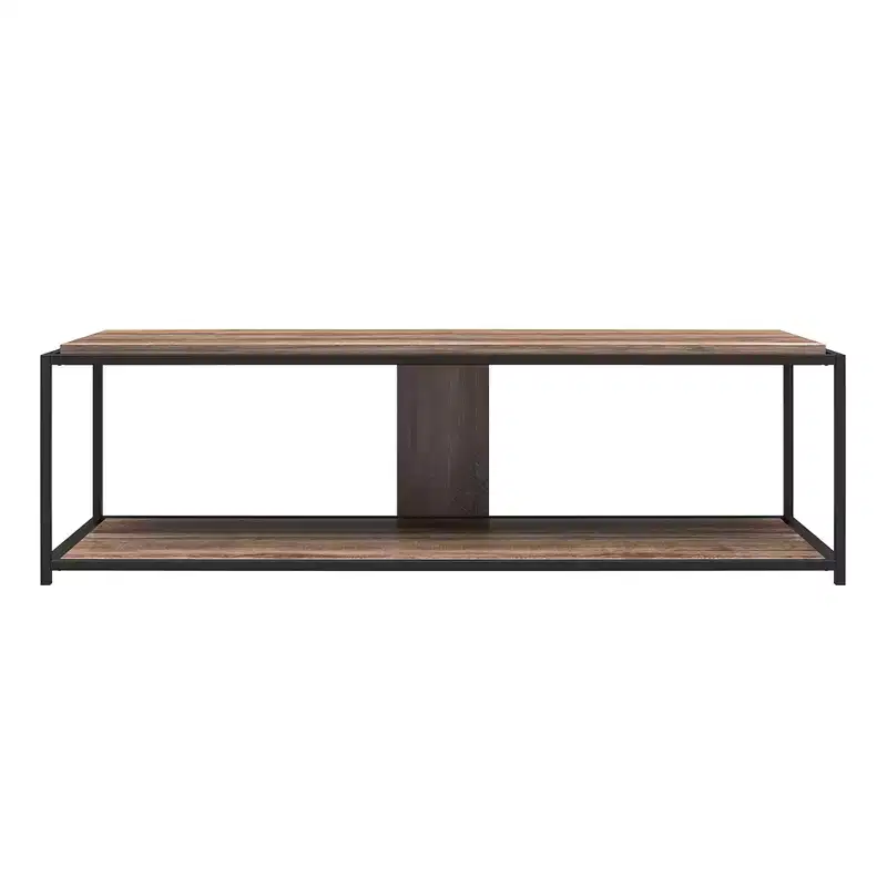 TV Stand for TVs up to 65, Weathered Oak