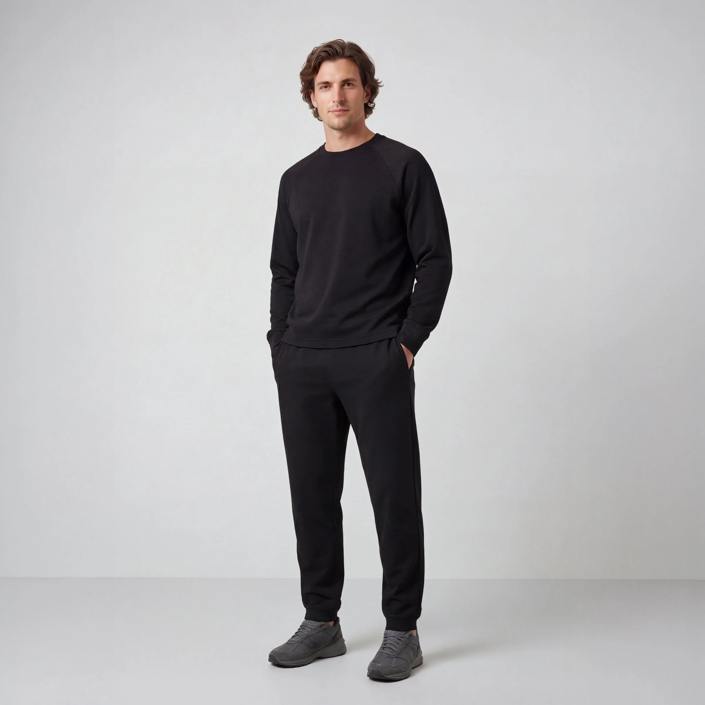 Classic Crewneck Sweatshirt - True Black