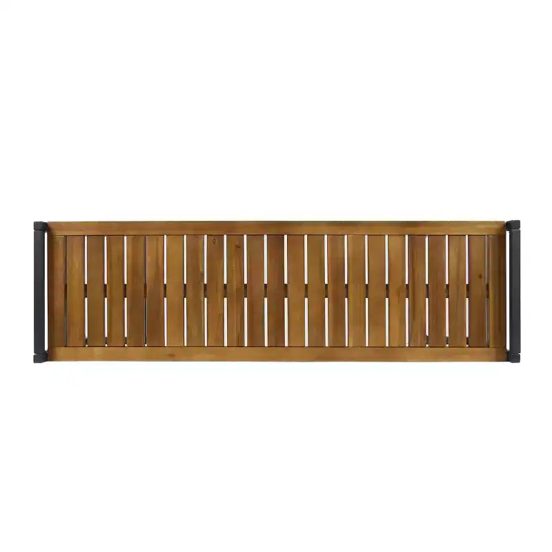 Hopkins Acacia & Iron Bench - Christopher Knight Home