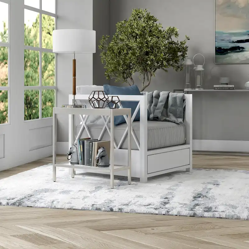 Alexis 24 Wide Rectangular Side Table
