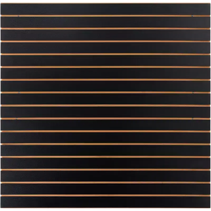 VEVOR Slatwall Panels, Garage Wall Panels(Set of 2 Panels), Heavy Duty Garage Wall Organizer Panels Display, Black